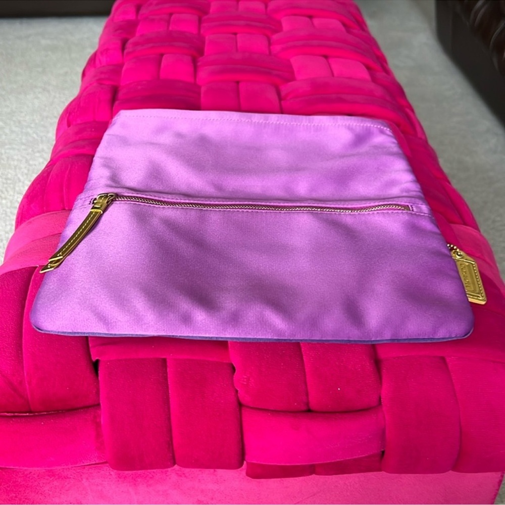Coach Amanda Satin Fold Over Clutch-NWOT - Picture 10 of 12